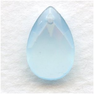 Light Aqua Opal Briolette 13x8.5mm Pear Shape Glass