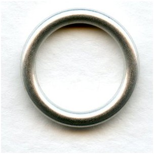 Seamless Connector Rings Oxidized Silver 19mm (4)