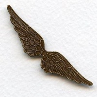 Wings Stampings Solid 58mm Oxidized Brass (2)