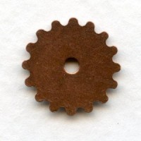 ^Steampunk Wheels Oxidized Copper 16mm (12)