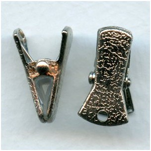 Sweater Guard Clip or Eye Glass Clip Nickel Plated (2)
