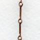 Link and Bar Chain Antique Copper Plated Steel