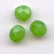 Green Opal Fire Polished Round Faceted Beads 8mm (24)