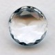 ^Crystal Glass Round Unfoiled Jewelry Stone 18mm
