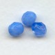 ^Blue Opal Fire Polished Round Faceted Beads 8mm