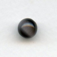 ^Synthetic Cat Eye Beads Dark Gray 8mm