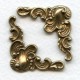 Fancy Corner Embellishments Oxidized Brass (6)