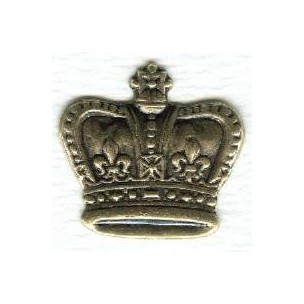 ^Smaller Crown Ornamentation Stampings Oxidized Brass (6)