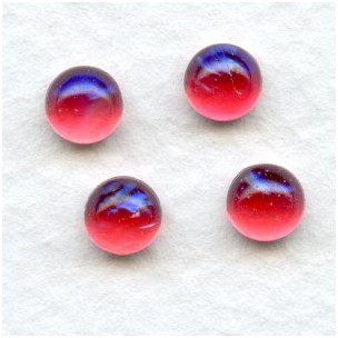 Mexican Opals Dragon Breath Glass Cabochons 5mm Vintagejewelrysupplies Com