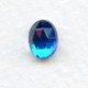 Bermuda Blue Flat Back Faceted Top 8x6mm Jewelry Stones
