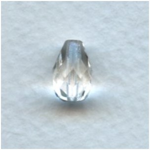 Clear Crystal Fire Polished Pear Shaped Beads 10x7mm