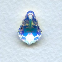 ^Swarovski Baroque Crystal AB Pendant 16x11mm