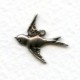 Flying West Bird Pendants Oxidized Silver (12)