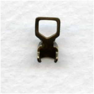 End Clamps with Loops for 24pp "B" Chain Brass (24)