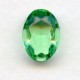 Peridot Glass Oval Unfoiled Stones 14x10mm