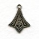 Add a Loop Pendant Stamping Oxidized Silver (12)