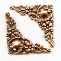 Corner Embellishments Fancy Oxidized Copper (6)