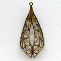Filigree Made for Wrapping Oxidized Brass 42mm (1)