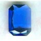^Sapphire Glass Octagon Unfoiled Jewelry Stones 12x10mm