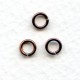 Round Jump Rings 5mm Oxidized Copper