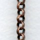 Rolo Chain Textured Oxidized Copper (3 ft)