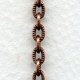 *Cable Chain Antique Copper Textured 4.5mm Links