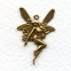 Nude Fairy Charms Right Facing Oxidized Brass (12)