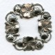 Floral Framework Stampings 41mm Oxidized Silver (3)
