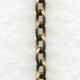Smooth Oval 4x3mm Link Cable Chain Antique Gold (3 ft)