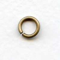 Heavy Duty Oxidized Brass Jump Rings 8.5mm Round (24)