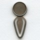 Bookmark Findings with Simple 18mm Settings Silver (4)