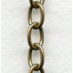 Cable Chain 9x6mm Oval Links Textured Antique Gold (3 ft)