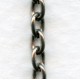 Tiny Cable Chain Antique Silver 3x2mm (3 ft)