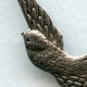 Large Bird in Flight Connectors Oxidized Silver 62mm (3)