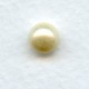 Glass Based 7mm Pearl Cabochons Round Creme
