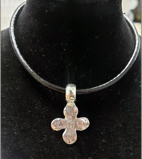 cross-on-leather
