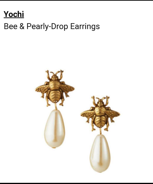 Neimus-Marcus-Bee-and-Pearly-Drop-Earrings