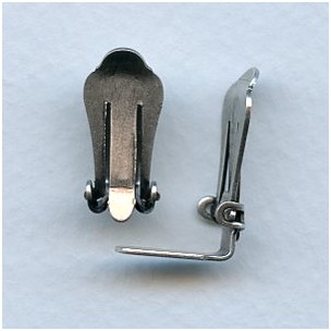 clip-earring-findings-oxidized-silver