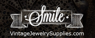 Smile - Vintage Jewelry Supplies .com