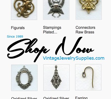 Shop Now - Vintage Jewelry Supplies - Since 1989 - More than 5300 unique items for jewelry making