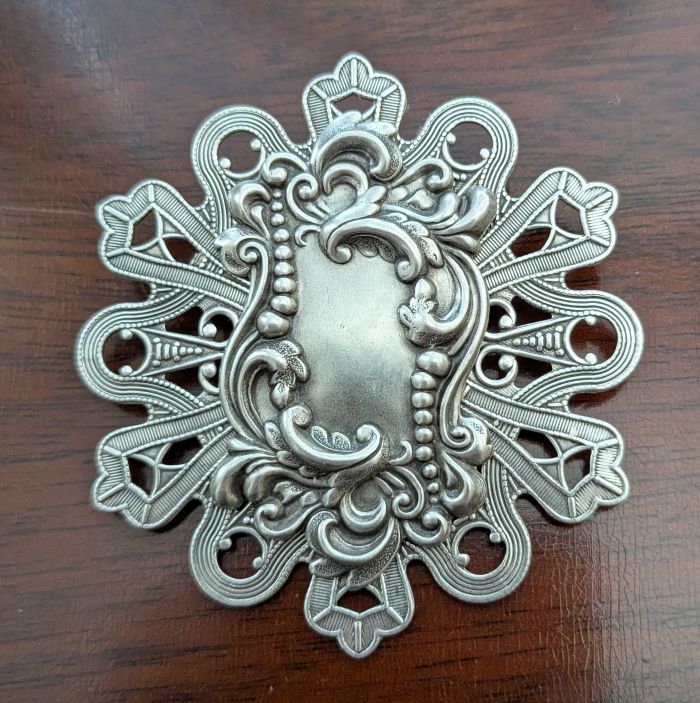 Vintage Brooch DIY Layered Components - VintageJewelrySupplies.com