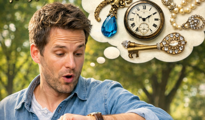 Daylight savings themed sale offering 10 percent off vintage jewelry supplies