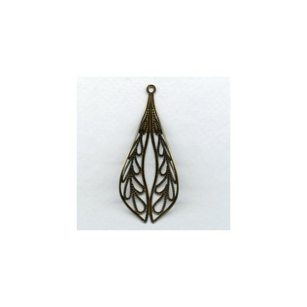 Filigree Made for Wrapping Oxidized Brass 58mm - Image 2