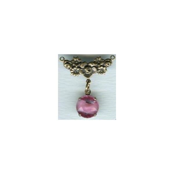 Round 10mm Setting Pendant Oxidized Brass - Image 2