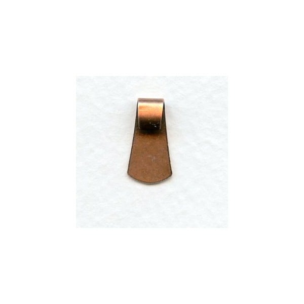 Folded Bail Findings Oxidized Copper 11mm (12)