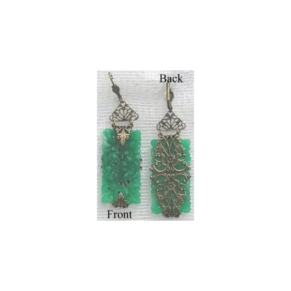 Elegant Filigree Stampings Oxidized Copper (3) - Image 2