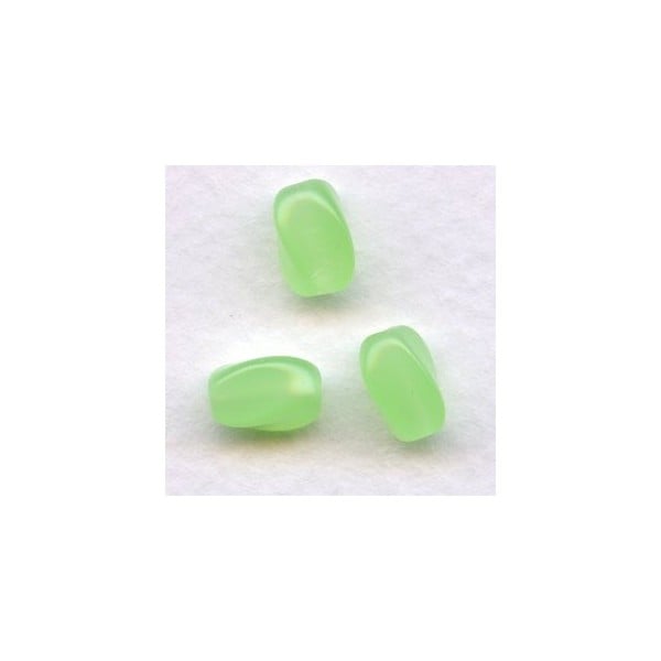 Citrine Opal Baroque Oval Twist Beads 9x7mm (24)