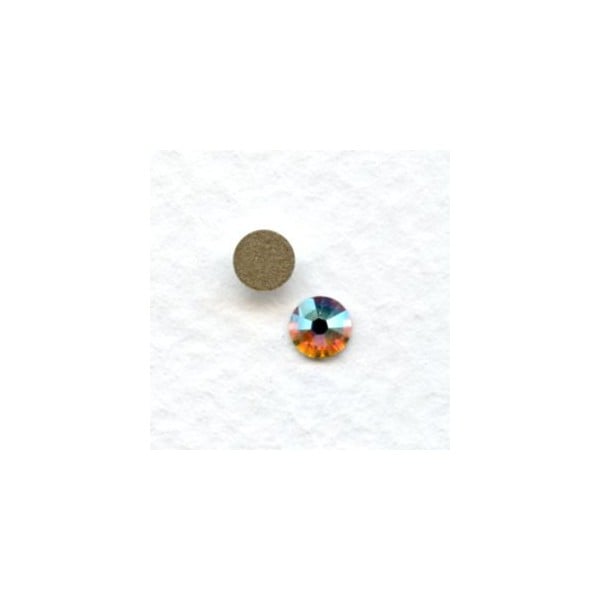 ^Swarovski Flat Back Crystal AB 20SS Foiled Stones