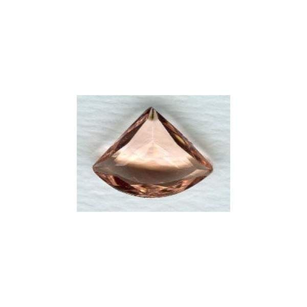 ^Rosaline Bohemian Glass Fan Shape Stones 18x13mm