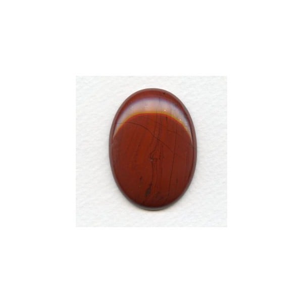 ^Red Jasper Gemstone Cabochon 40x30mm Oval